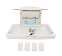 Fasciatoio per Neonati con Cinghia di Sicurezza, Fasciatoio per Neonati Pieghevole Montato a Parete, Organizer per Fasciatoio per Pannolini in Plastica per Bagno Commerciale,