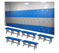 Fasciatoio per palestra e bagno, sgabello impermeabile in plastica ABS per spogliatoi e piscine pubbliche, design durevole ed elegante per spazi fitness e tempo libero