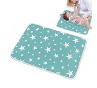 Fasciatoio per pannolini, 48,3 x 68,6 cm, tappetino da viaggio per cambio pannolini, impermeabile, traspirante e lavabile, facile da trasportare