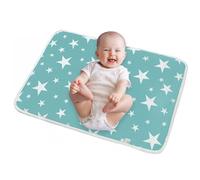 Fasciatoio per pannolini, fasciatoio da viaggio, 48,3 x 68,6 cm, leggero, portatile per il cambio del bambino, materassino trapuntato assorbente impermeabile, traspirante e lavabile