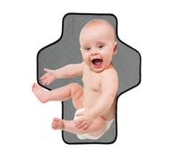 Fasciatoio per pannolini, lavabile, tappetino da viaggio per il cambio | tappetino per il del vasino per bambini su entrambi i lati, fasciatoio portatile per viaggiare nella cameretta dei