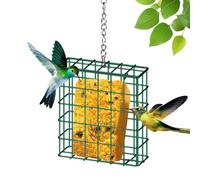 Fasciatoio per uccelli in metallo robusto - supporto per uccelli sospeso a prova di intemperie con catena per uso esterno - ideale per cortile, giardino, portico e alberi