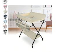 Fasciatoio pieghevole per neonati con cestino portaoggetti - disponibile in sette colori Descrizione:Il fasciatoio rende la vita più facile e comoda per i genitori. Grazie alla struttura, il fasciatoi