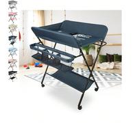 Fasciatoio pieghevole per neonati con cestino portaoggetti - disponibile in sette colori Descrizione:Il fasciatoio rende la vita più facile e comoda per i genitori. Grazie alla struttura, il fasciatoi