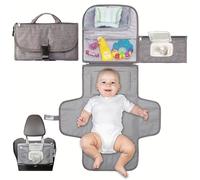 FASCIATOIO portatile per NEONATI. Kit da viaggio IMPERMEABILE e tascabile.