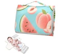 Fasciatoio portatile riutilizzabile con tasca in tessuto impermeabile per neonati e ragazzi