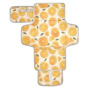 Fasciatoio riutilizzabile arancione estivo limone per bambino con tasca in tessuto fasciatoio fasciatoio da viaggio per ragazza e ragazzo cambiador de pa?ales para Bebes