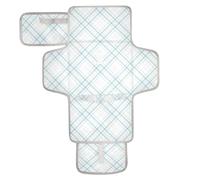 Fasciatoio riutilizzabile con motivo a scacchi blu e bianco per bambino con tasca in tessuto fasciatoio fasciatoio per ragazza e ragazzo cambiadores de pa?ales para Bebes