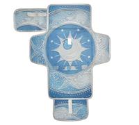 Fasciatoio riutilizzabile con tasca in tessuto a forma di luna e stella, con motivo mandala, fasciatoio da viaggio, leggero e pieghevole, fasciatoio per bebè