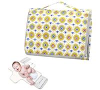 Fasciatoio riutilizzabile con tasca in tessuto blu e oro occhi malvagi portatile fasciatoio leggero e pieghevole fasciatoio cambia di pa?ales para Bebes