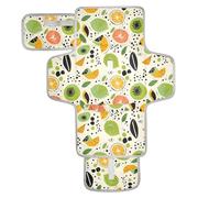 Fasciatoio riutilizzabile con tasca in tessuto fasciatoio per fasciatoio per ragazza e ragazzo carino scarabocchio disegni lime estate