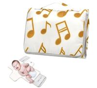 Fasciatoio riutilizzabile con tasca in tessuto Golden Note fasciatoio per fasciatoio leggero e pieghevole cambiadores de pa?ales para Bebes