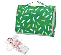Fasciatoio riutilizzabile con tasca in tessuto Marshmallow verde impermeabile fasciatoio per neonati ragazza e ragazzo cambiadores de pa?ales para Bebes