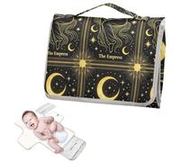 Fasciatoio riutilizzabile con tasca in tessuto mistico dea celeste figure divine fasciatoio portatile leggero e pieghevole fasciatoio cambia pa?ales para Bebes