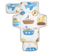 Fasciatoio riutilizzabile con tasca in tessuto per il cambio del bambino leggero e pieghevole fasciatoio per bebè fasciatoio leggero e pieghevole per Bebes