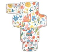 Fasciatoio riutilizzabile con tasca in tessuto portatile fasciatoio con cuscino integrato