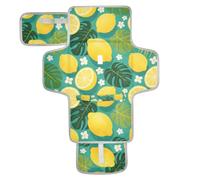 Fasciatoio riutilizzabile giallo limone con tasca in tessuto fasciatoio per fasciatoio con cuscino integrato cambiadores de pa?ales para Bebes