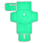 Fasciatoio riutilizzabile in tinta unita verde primavera medio tinta unita con tasca in tessuto fasciatoio portatile per bambino con cuscino integrato cambiador de pa?ales para Bebes