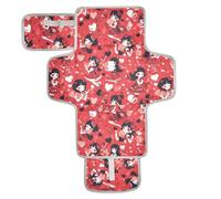 Fasciatoio riutilizzabile per San Valentino con tasca in tessuto per cambiare il pannolino del bambino con cuscino integrato cambiadores de pa?ales para Bebes