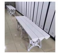 Fasciatoio spogliatoio, confezione da 2 stecche in plastica ABS, sgabello per fasciatoio, impermeabile, panca lunga, per scuola, bagno, palestra, bagno, piscina pubblica