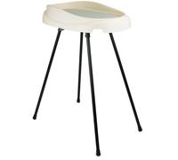 THERMOBABY - Tavolo per pannolini VASCO - Per neonati - Pieghevole - Ultra Compatto per piccole stanze - Materassino fasciatoio incluso - Gambe in legno - Molto stabile - Made in France