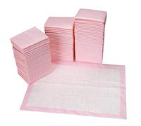 Fasciatoio usa e getta, 80 pezzi, per incontinenza e cambio pannolino, ultra morbido, super assorbente, impermeabile, 45,7 x 45,7 cm