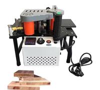 Fasciatrice manuale portatile del bordo per bordi curvi e diritti con velocità regolabile e applicazione bifacciale della colla