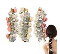 Fasciature Spirali per Capelli Donna,Elastici per Capelli senza Danno - per Acconciature per Coda di Cavallo Bambine Ragazze Giovani Sport Scuola Utilizzo Quotidiano