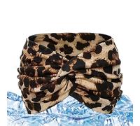 Fascie Boho | Turbante Intrecciato | Accessori per Styling Capelli con Stampa Floreale Morbida Ideali per Matrimonio Yoga Eventi all Aperto Fitness Corsa e Look Casual