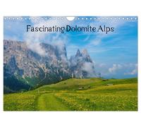 Fascinating Dolomite Alps (Wall Calendar 2027 DIN A4 landscape), CALVENDO 12 Mon