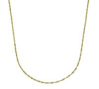 Fascination collana collier oro giallo 333 lunga 42 cm catena Singapore
