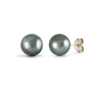 Fascination orecchini orecchini oro 585 bianco lucido perla Tahiti nero donna