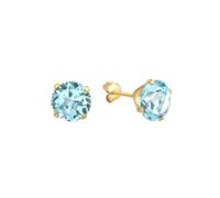 Fascination orecchini orecchini oro giallo 585 lucido lucido donna topazio bl...