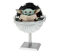 Fascinations ICX210 Metal Earth Kit di costruzione in metallo - Star Wars The Mandalorian The Child, kit di costruzione 3D tagliato al laser, puzzle in metallo 3D, kit fai da te con 2 schede