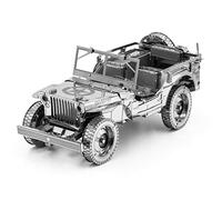 Fascinations Metal Earth Premium Series Willys Overland - Kit per modellini in metallo 3D