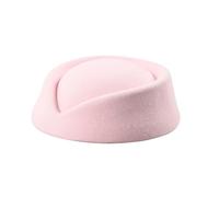 Fascinator Base Lana Hostess Pillbox Hat Modisteria Fare 39 Cappelli Eleganti Donne, rosa, Taglia unica