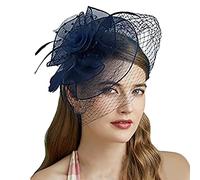 Fascinator Cerimonia Donna,Accessori Capelli Cerimonia,Cappello Cerimonia,Fermagli per Capelli da Sposa Elegante