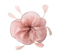 Fascinator - Fascia per capelli da donna, per cocktail e tea party, con fiori