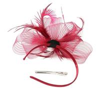 Fascinator, fascia per cappelli da donna | Fascinator forcina - cappello a rete per capelli per matrimoni e donne eventi aziendali Afternoon Tea Festivals uso quotidiano uso domestico