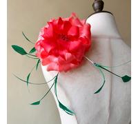 Fascinatori Decorativi Con Fiori Di Piume A Tre Colori Per Le Feste