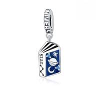 Fascino Ciondolo Mistero Universo, Accessorio Braccialetto Fascino in Argento Sterling 925, Compatibile con Collana Braccialetto Pandora