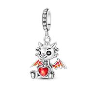 Fascino ciondolo piccolo drago, ciondolo per braccialetto, compatibile con collana braccialetto Pandora
