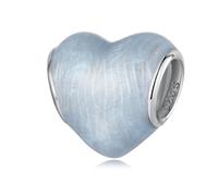 Fascino Cuore Oceano, Accessorio Braccialetto Fascino in Argento Sterling 925, Compatibile con Collana Braccialetto Pandora, Regalo per le Donne