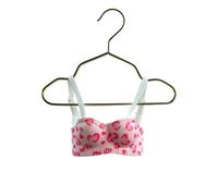 Fascino da appendere all'auto: mini reggiseno chic decorazione automatica | Divertente appendiabiti in tessuto di cotone | SUV berlina furgone camion interno, carino fatto a mano novità personalità