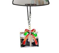 Fascino per specchietto retrovisore auto, festivo 2D - Segni di ciondolo di Natale - per auto, feste, camere, festival, veicoli, vacanze, corridoio, casa, casa