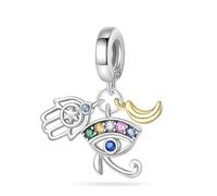 Fascino Sacro, Accessorio Braccialetto Fascino in Argento Sterling 925, Compatibile con Collana Braccialetto Pandora, Regalo per le Donne