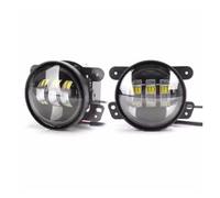 Fascio 1 Coppia Per Jeep Per Wrangler Modificato Paraurti Anteriore Con Lente Accessori Auto Gruppo Luci Fendinebbia A LED Auto Fendinebbia(A)