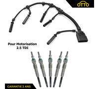 Riparazione Cavo Con 5 Candele Candeletta Pinze VW Transporter V T5 2.5 Tdi