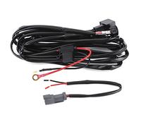 Fascio di cablaggio impermeabile da 12 V e 40 A per barra di luci da lavoro a LED, con interruttore on/off e spia luminosa, kit relè plug and play per fari antinebbia e proiettori