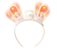 Fascio Di Luce - Accessorio Con Orecchie Di Coniglio | Accessorio Per Capelli Cerchio Di Pasqua | Di Pasqua Per Capelli Per Ragazze Feste Decorazioni Regali Per Ragazze Bellezza